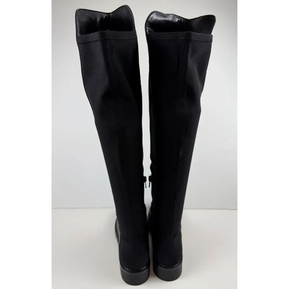 Nine West Tread Over the Knee Black Boots Size‎ 6